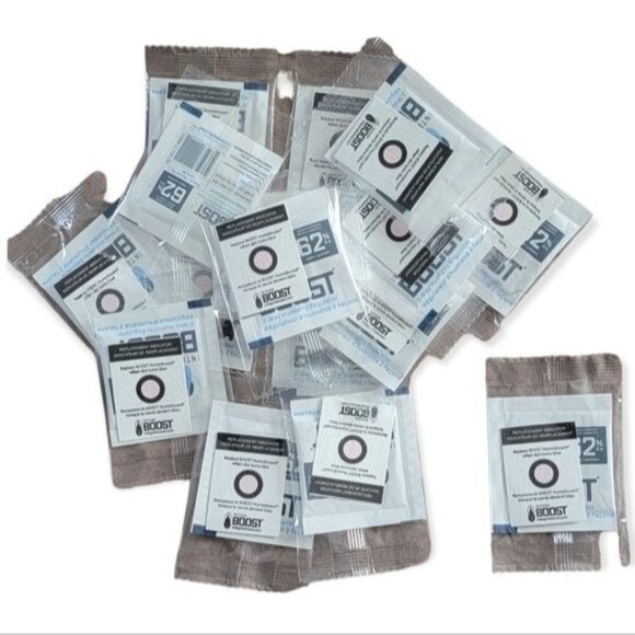 Boost 2-way 62% Humidity Regulator 15 8g Packs w/ Replacement Indicator Card NWT - Picture 4 of 5